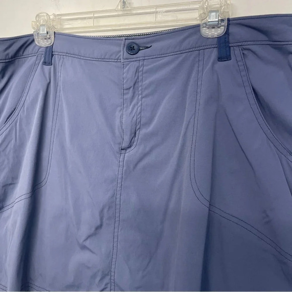 World Wide Sportsman Women's Skort Fishing Skirt Shorts Blue 18 Nylon Stretch - Picture 3 of 8